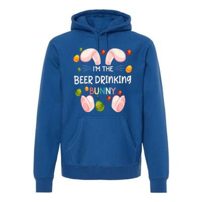 I'm The Beer Ing Bunny Funny Matching Family Easter Day Gift Premium Hoodie