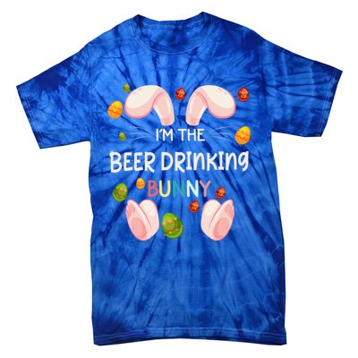 I'm The Beer Ing Bunny Funny Matching Family Easter Day Gift Tie-Dye T-Shirt