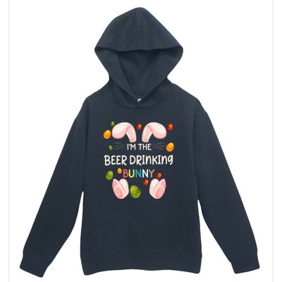 I'm The Beer Ing Bunny Funny Matching Family Easter Day Gift Urban Pullover Hoodie