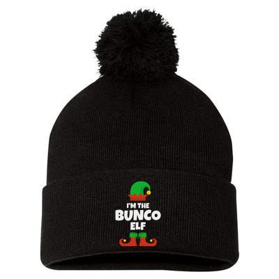 IM The Bunco Elf Family Pajama Christmas Funny Bunko Player Pom Pom 12in Knit Beanie