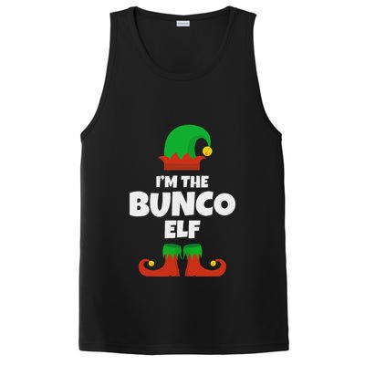 IM The Bunco Elf Family Pajama Christmas Funny Bunko Player PosiCharge Competitor Tank