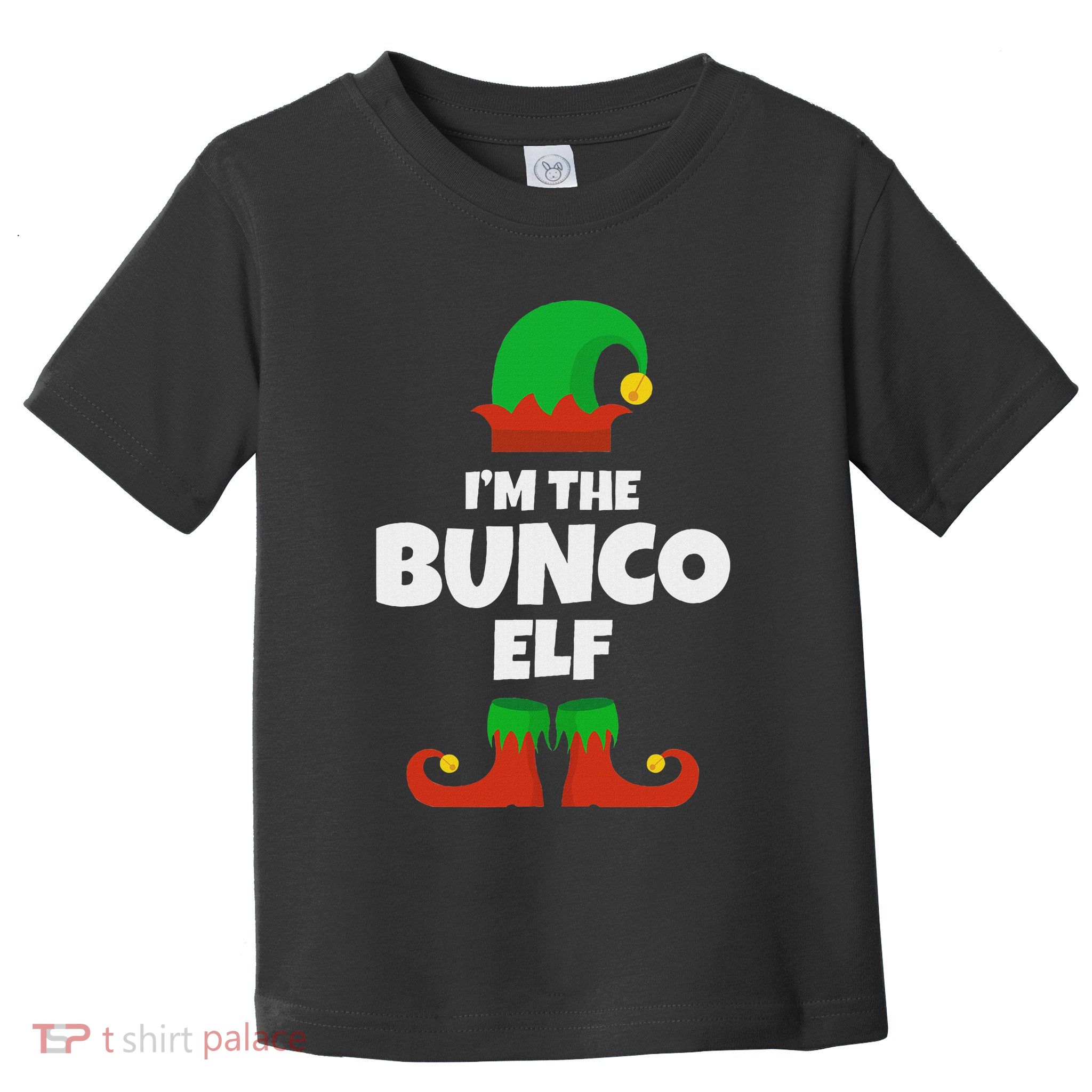 IM The Bunco Elf Family Pajama Christmas Funny Bunko Player Toddler T-Shirt