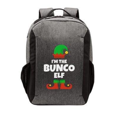 IM The Bunco Elf Family Pajama Christmas Funny Bunko Player Vector Backpack