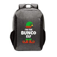 IM The Bunco Elf Family Pajama Christmas Funny Bunko Player Vector Backpack