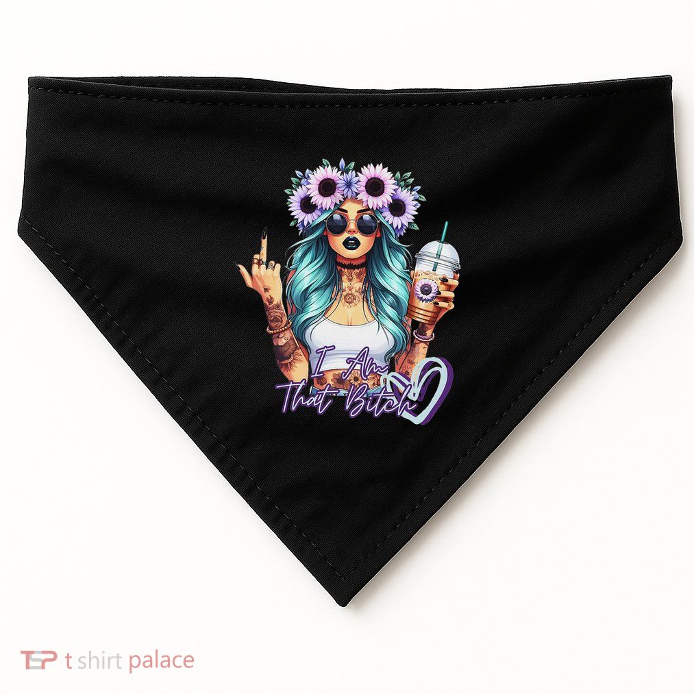 IM That Bitch Funny Sarcastic Cute Joke Gift USA-Made Doggie Bandana