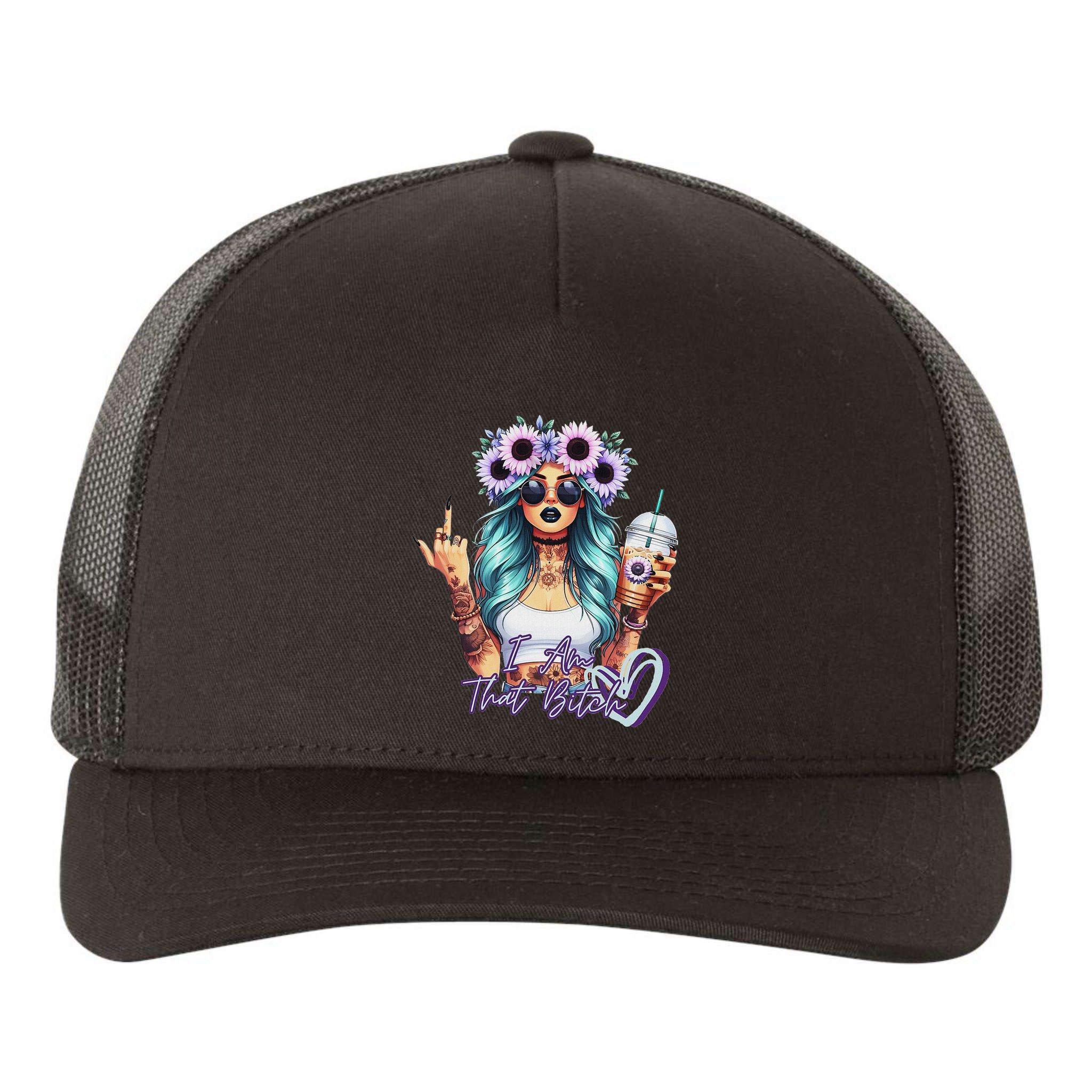 IM That Bitch Funny Sarcastic Cute Joke Gift Yupoong Adult 5-Panel Trucker Hat