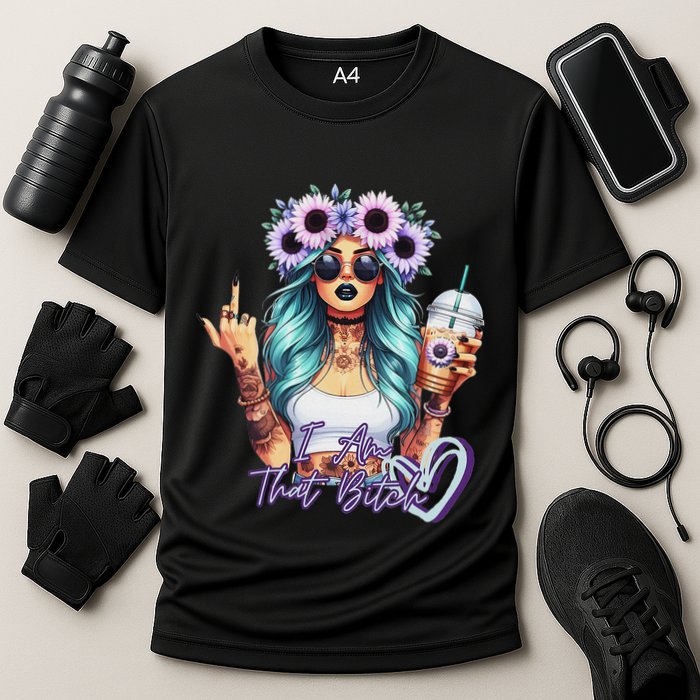 IM That Bitch Funny Sarcastic Cute Joke Gift Cooling Performance Crew T-Shirt