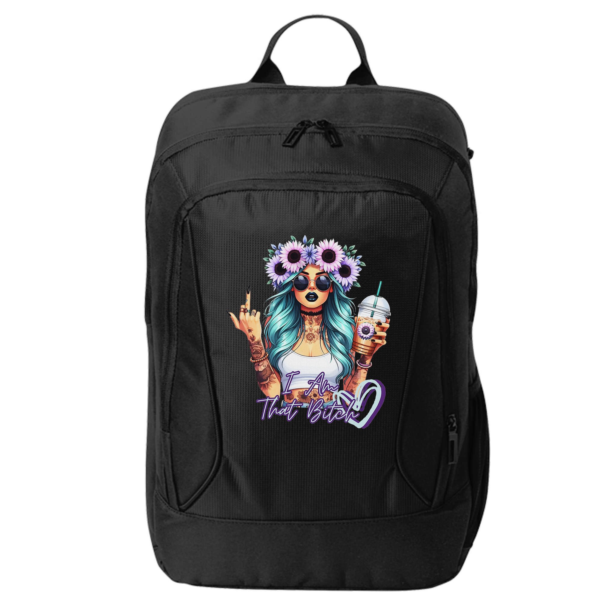 IM That Bitch Funny Sarcastic Cute Joke Gift City Backpack