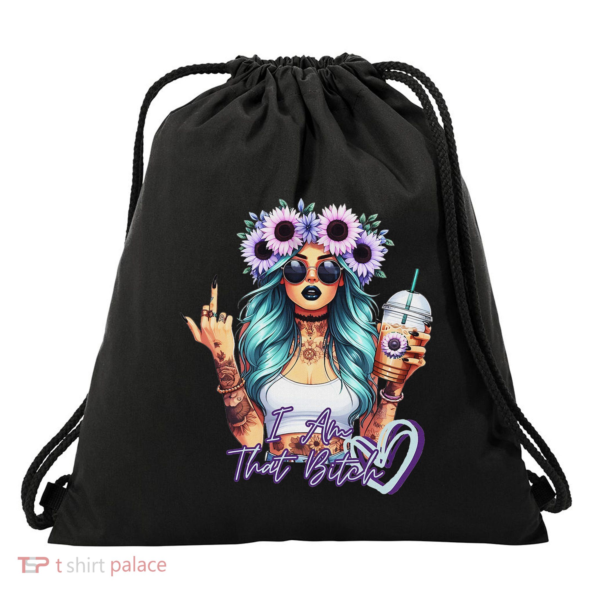 IM That Bitch Funny Sarcastic Cute Joke Gift Drawstring Bag