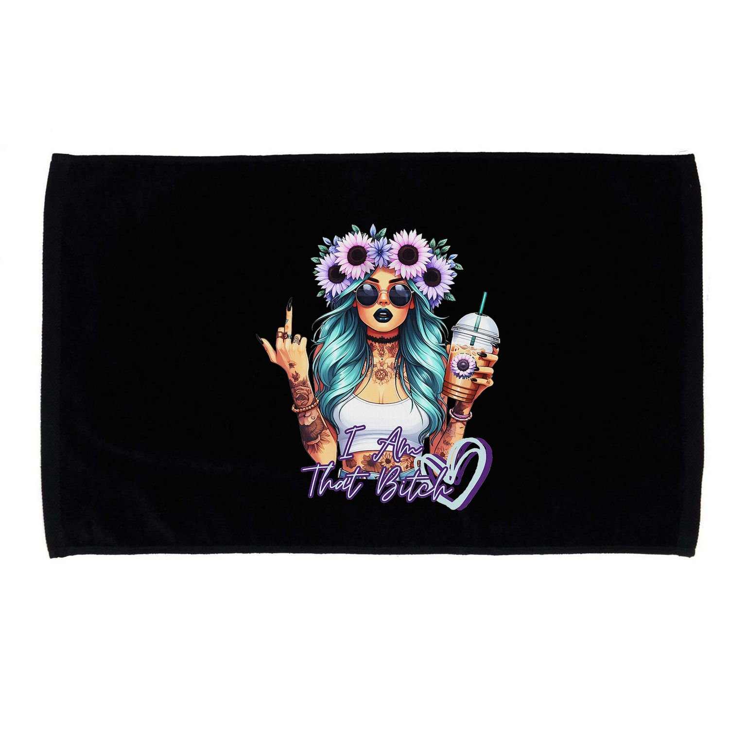 IM That Bitch Funny Sarcastic Cute Joke Gift Microfiber Hand Towel