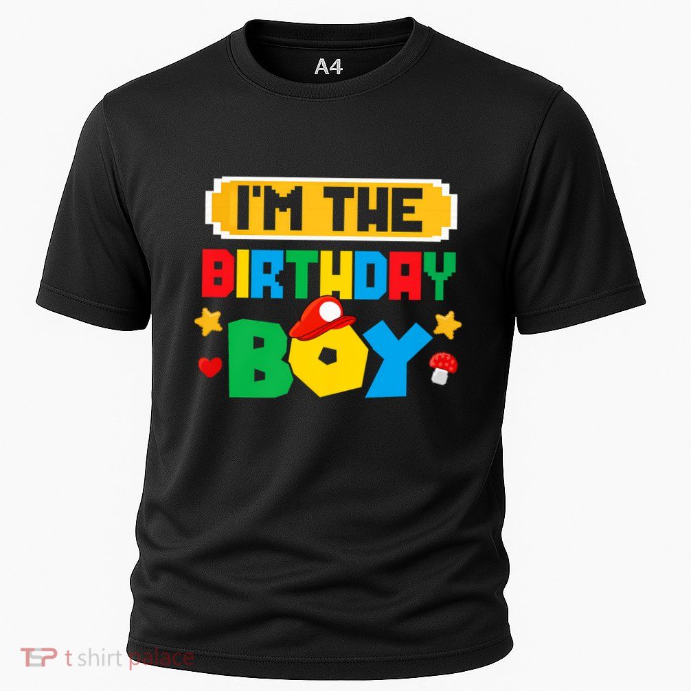 Im The Birthday Boy Game Gaming Family Matching Performance Shirt