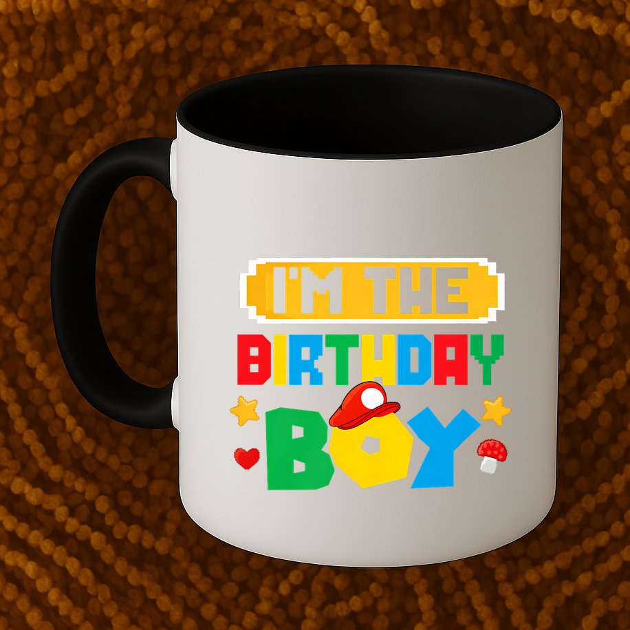 Im The Birthday Boy Game Gaming Family Matching Mug