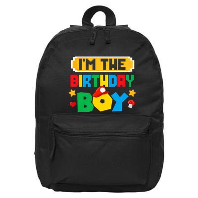 Im The Birthday Boy Game Gaming Family Matching 16 in Basic Backpack