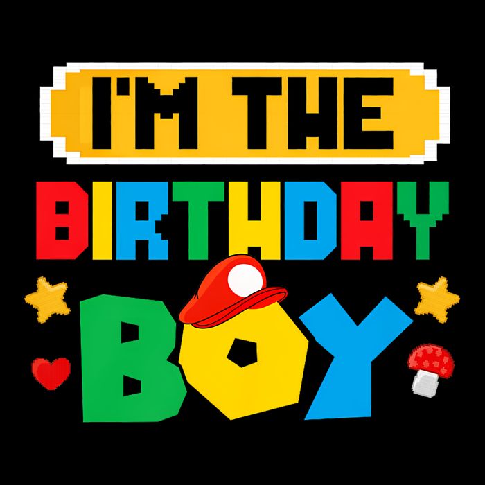 Im The Birthday Boy Game Gaming Family Matching 16 in Basic Backpack