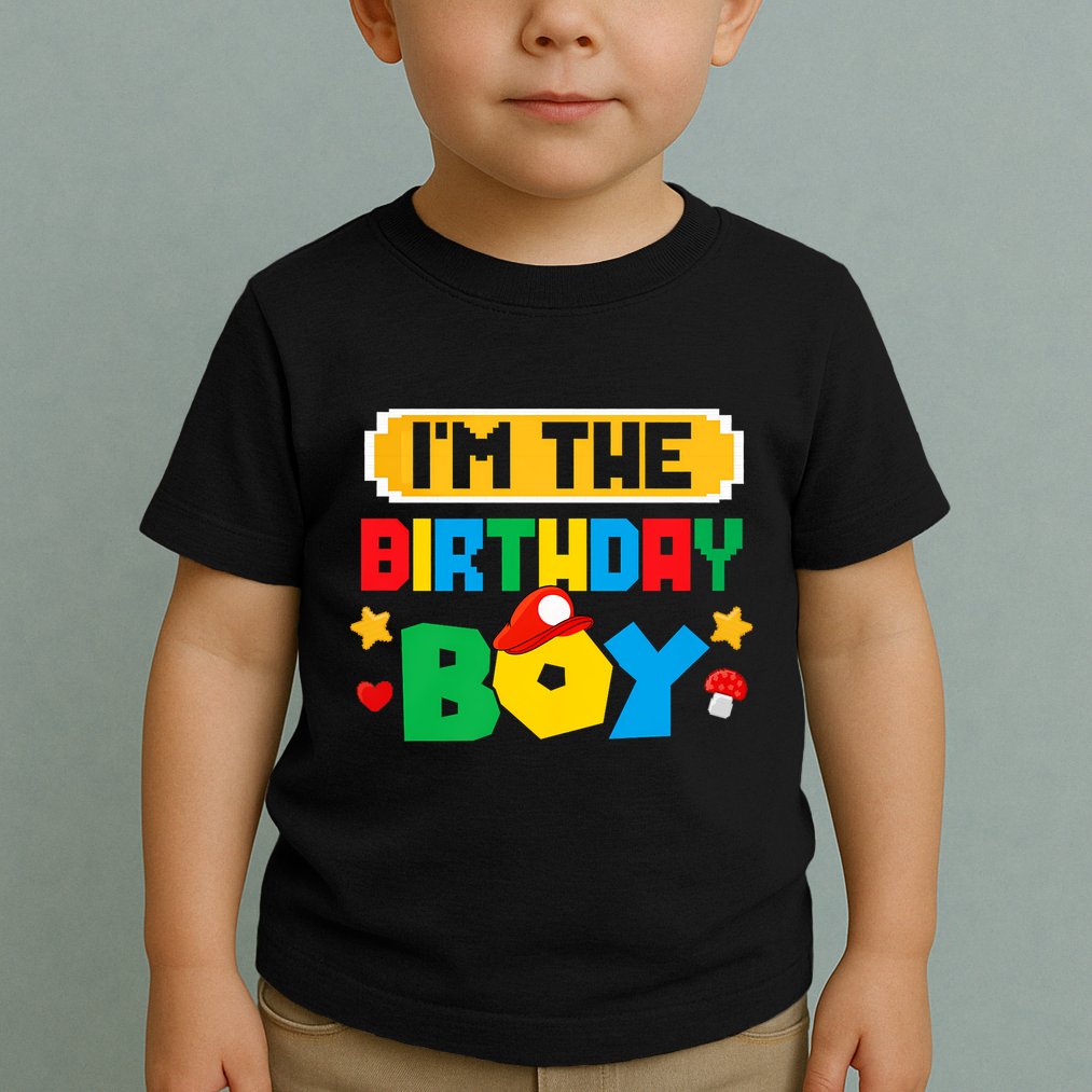 Im The Birthday Boy Game Gaming Family Matching Toddler T-Shirt