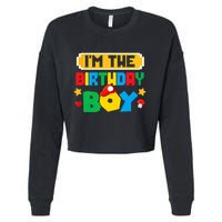 Im The Birthday Boy Game Gaming Family Matching Cropped Pullover Crew