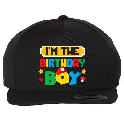 Im The Birthday Boy Game Gaming Family Matching Wool Snapback Cap