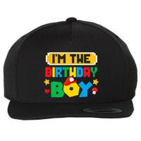 Im The Birthday Boy Game Gaming Family Matching Wool Snapback Cap