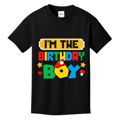 Im The Birthday Boy Game Gaming Family Matching Kids T-Shirt