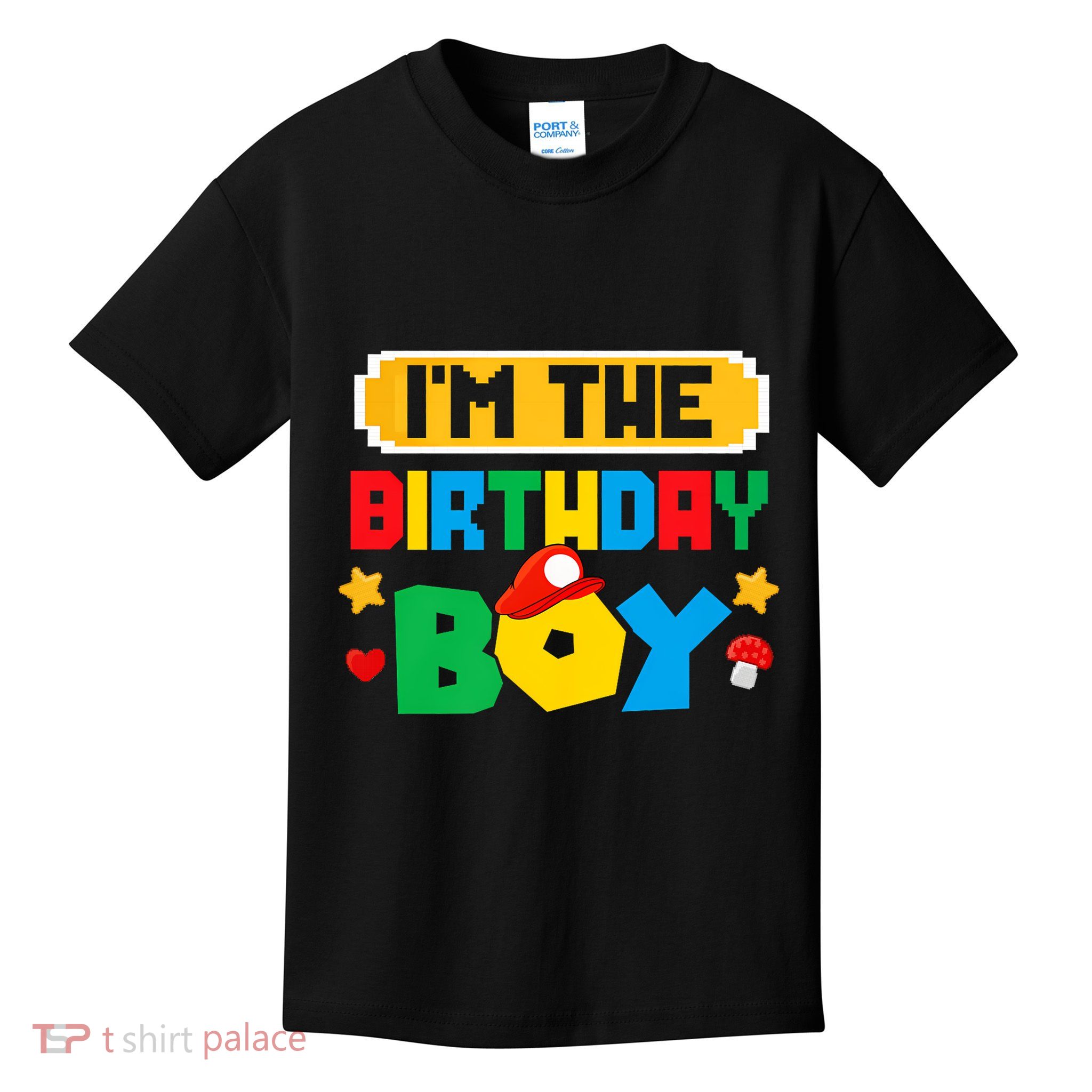 Im The Birthday Boy Game Gaming Family Matching Kids T-Shirt