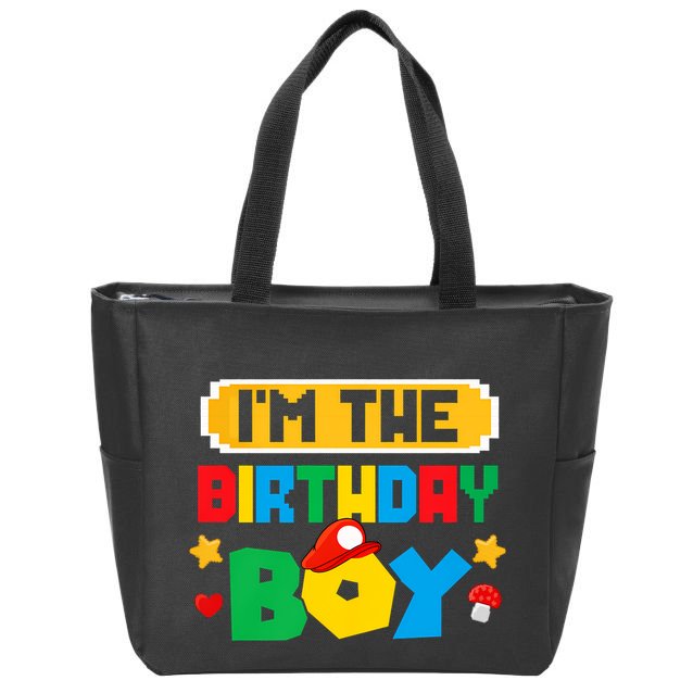 Im The Birthday Boy Game Gaming Family Matching Zip Tote Bag