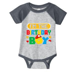 Im The Birthday Boy Game Gaming Family Matching Infant Baby Jersey Bodysuit