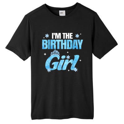 Im The Birthday Girl Snowflake Family Birthday Decorations Tall Fusion ChromaSoft Performance T-Shirt