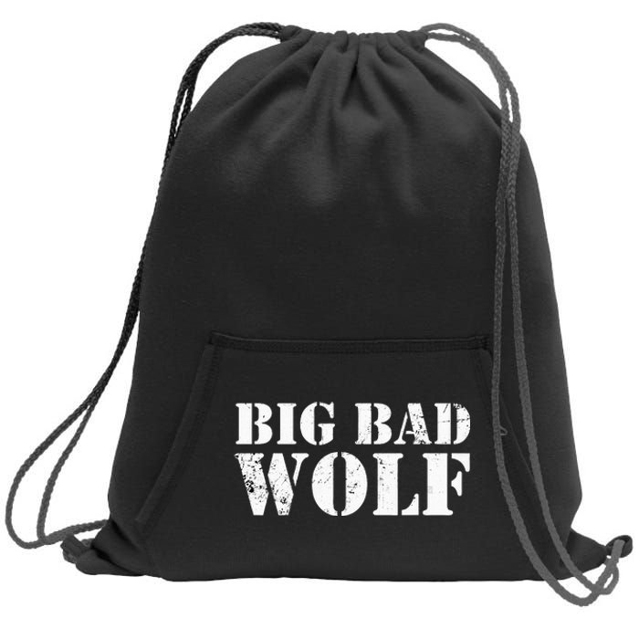 I'm The Bad Wolf Funny Last Minute Halloween Costume Sweatshirt Cinch Pack Bag