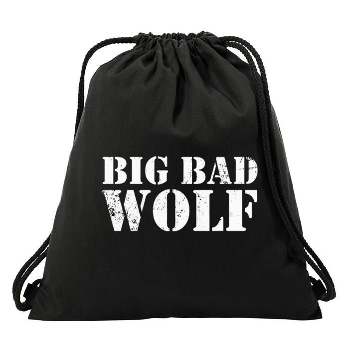 I'm The Bad Wolf Funny Last Minute Halloween Costume Drawstring Bag