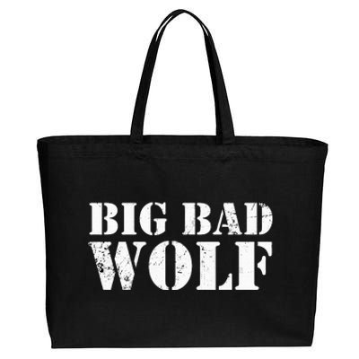 I'm The Bad Wolf Funny Last Minute Halloween Costume Cotton Canvas Jumbo Tote