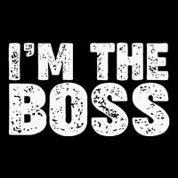 Im The Boss Apron