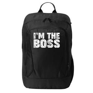 Im The Boss City Backpack