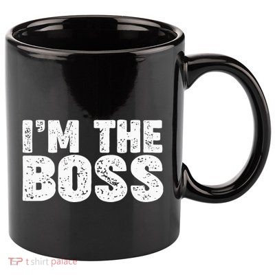 Im The Boss 11oz C Handle Ceramic Mug