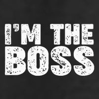 Im The Boss Golf Towel