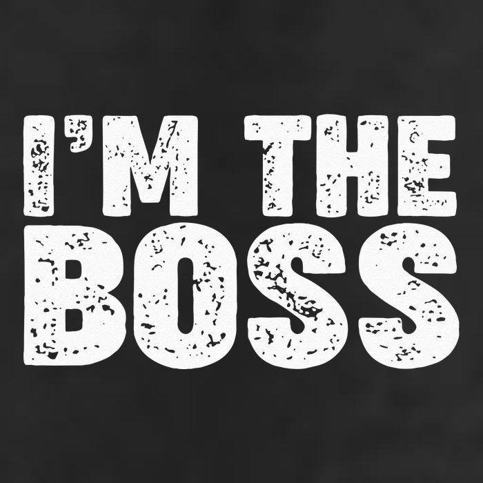Im The Boss Golf Towel