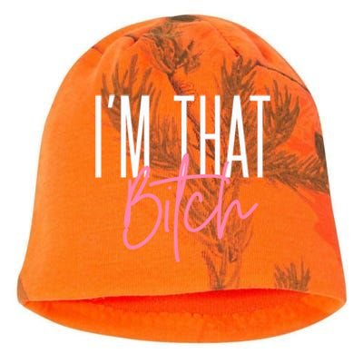 I'm That Bitch Gift Kati - Camo Knit Beanie