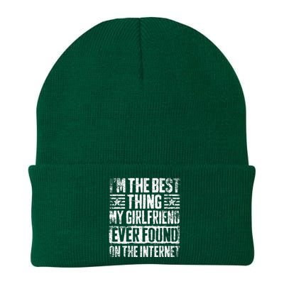 IM The Best Thing My Girlfriend Ever Found On The Internet Knit Cap Winter Beanie