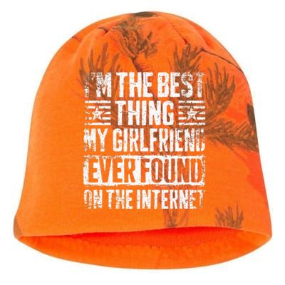 IM The Best Thing My Girlfriend Ever Found On The Internet Kati - Camo Knit Beanie