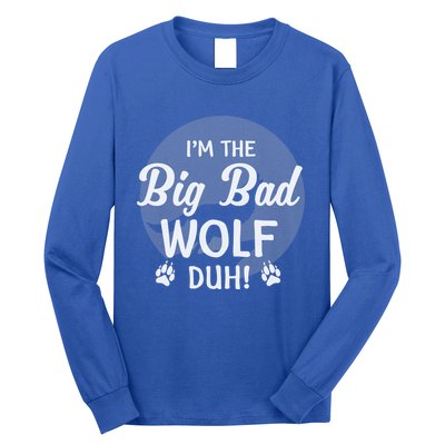 I'm The Bad Wolf Duh! Funny Halloween Costume Gift Long Sleeve Shirt