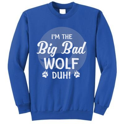 I'm The Bad Wolf Duh! Funny Halloween Costume Gift Sweatshirt