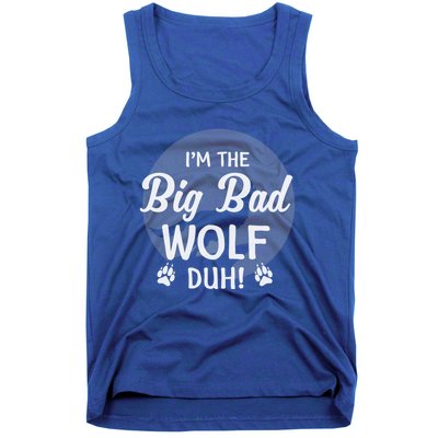 I'm The Bad Wolf Duh! Funny Halloween Costume Gift Tank Top