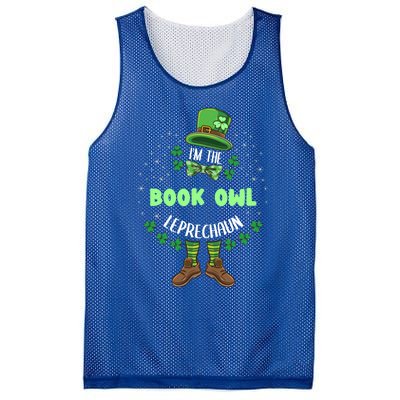 Im The Book Owl Leprechaun St Patricks Day Great Gift Mesh Reversible Basketball Jersey Tank