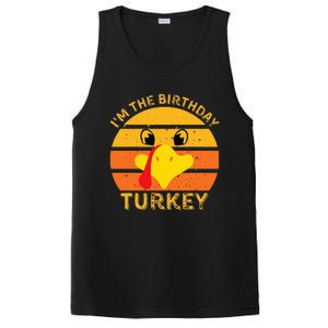 Im The Birthday Turkey Face Funny Happy Thanksgiving Family PosiCharge Competitor Tank