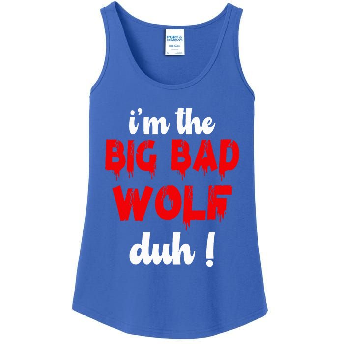 IM The Bad Wolf Duh Costume For Diy Halloween Party Ladies Essential Tank