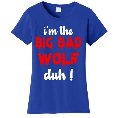 IM The Bad Wolf Duh Costume For Diy Halloween Party Women's T-Shirt