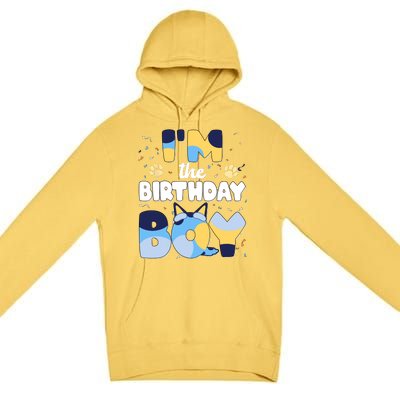 Im The Birthday Boy Dog Family Matching Premium Pullover Hoodie