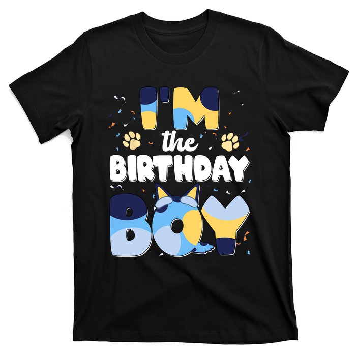 Im The Birthday Boy Dog Family Matching T-Shirt