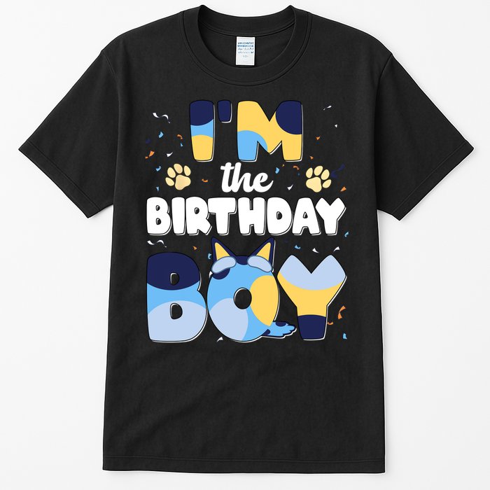 Im The Birthday Boy Dog Family Matching Tall T-Shirt