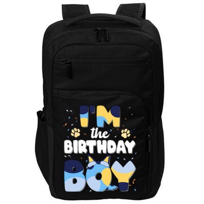 Im The Birthday Boy Dog Family Matching Impact Tech Backpack