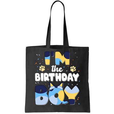 Im The Birthday Boy Dog Family Matching Tote Bag